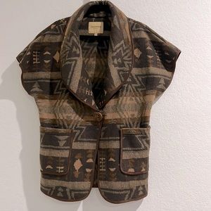 UPCOUNTRY BY DU MONDE AZTEC JACKET SIZE small